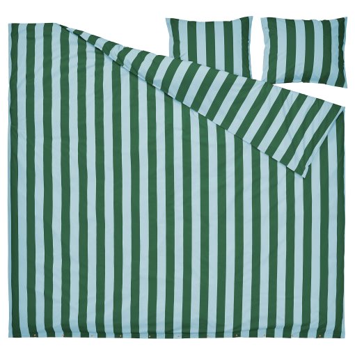 SLANHOSTMAL, duvet cover and 2 pillowcases, 240x220/50x60 cm, 406.329.06