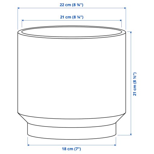 HONUNGSPALM, plant pot in/outdoor, 19 cm, 406.413.45