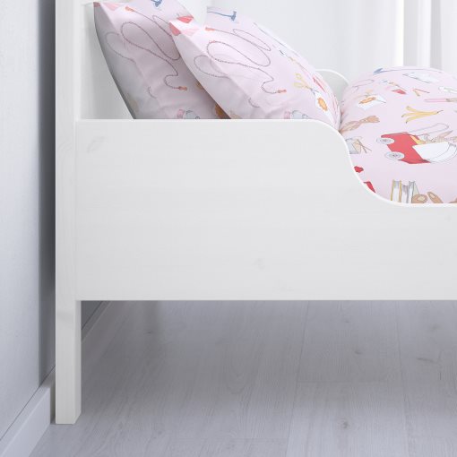 SUNDVIK, extendable bed frame with slatted bed base, 490.460.68