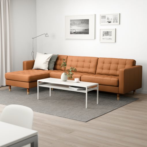 LANDSKRONA, 4-seat sofa with chaise longue, 492.703.59