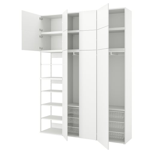 PLATSA, wardrobe with 11 doors, 200x42x261 cm, 494.374.15