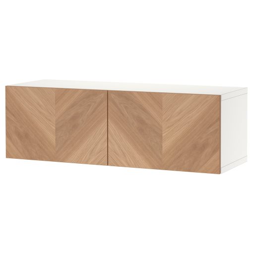 BESTÅ, wall-mounted cabinet combination, 120x42x38 cm, 494.408.42