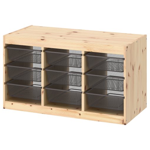 TROFAST, storage combination with boxes, 93x44x52 cm, 494.808.28