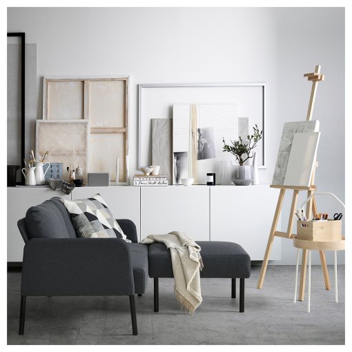 GLOSTAD, διθέσιος καναπές με σεζλόνγκ, 495.439.20