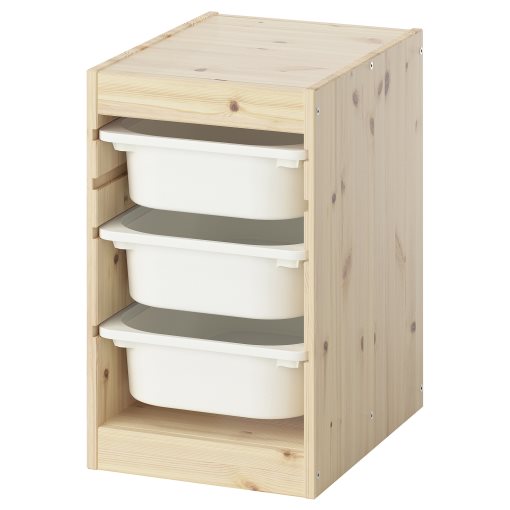 TROFAST, storage combination with boxes, 32x44x52 cm, 495.732.57