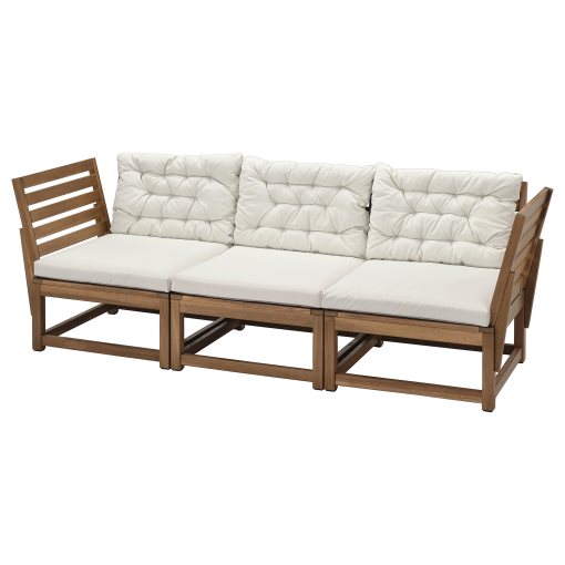 NÄMMARÖ, 3-seat modular sofa with armrests, outdoor, 495.752.23