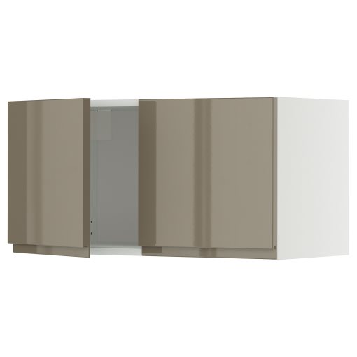 METOD, wall cabinet with 2 doors, 80x40 cm, 495.766.42