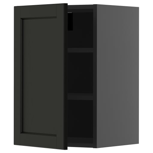 METOD, wall cabinet with shelves, 40x60 cm, 495.890.36
