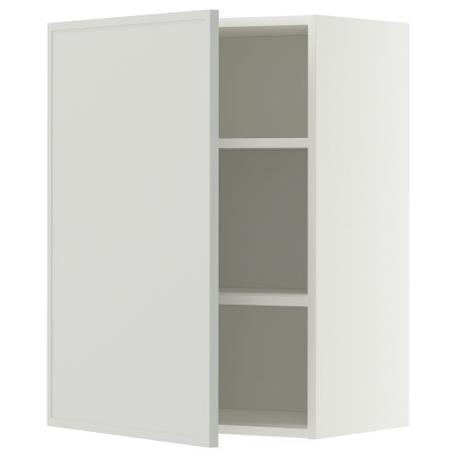 METOD, wall cabinet with shelves, 60x80 cm, 496.064.89