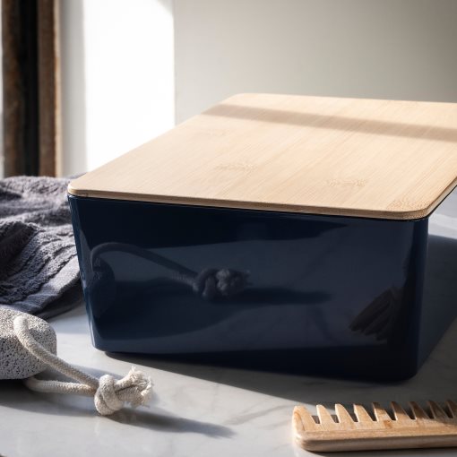 KUGGIS, box with lid, 18x26x8 cm, 496.102.12