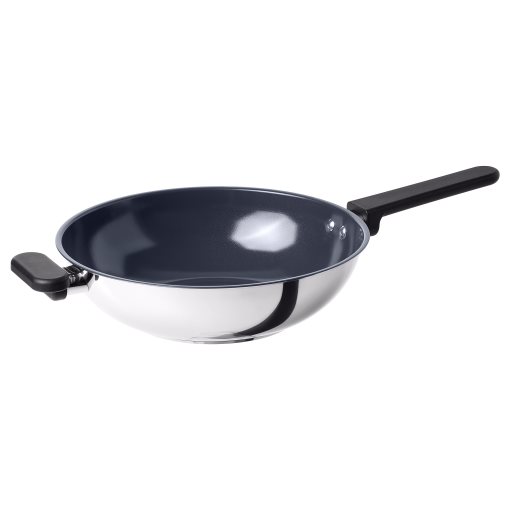 MIDDAGSMAT, wok/non-stick coating, 28 cm, 504.636.96