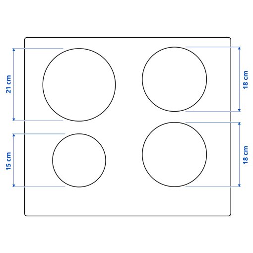 TREVLIG, 300 induction hob, 59 cm, 504.678.35