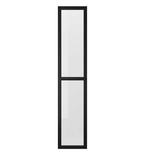 OXBERG, glass door, 40x192 cm, 504.773.68