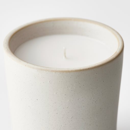 ADLAD, scented candle in ceramic jar/Scandinavian Woods, 50 hr, 505.022.02