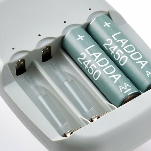 LADDA, rechargeable battery HR6 AA 1.2V, 4 pack, 505.046.92
