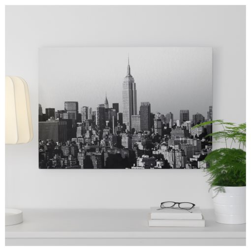 KOPPARFALL, picture/city skyline, 70x49 cm, 505.087.94