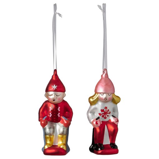 VINTERFINT, hanging decoration/winter-dressed couple, set of 2, 505.303.75