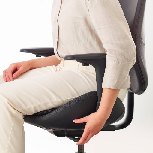 HATTEFJÄLL, office chair with armrests, 505.389.65