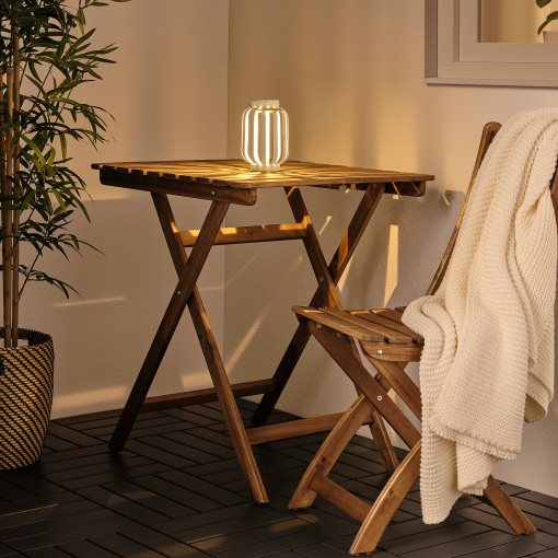 SOMMARLÅNKE, διακοσμητικό επιτραπέζιο φωτιστικό με ενσωματωμένο φωτισμό LED/εξωτ. χώρ./λειτουργία μπαταρία, 17 cm, 505.439.62