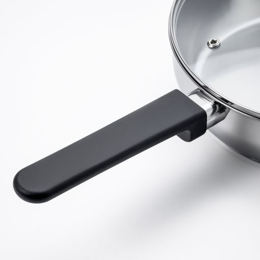 MIDDAGSMAT, saute pan with lid, 24 cm, 505.452.25