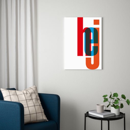 PJÄTTERYD, picture/hej, 50x70 cm, 505.600.51