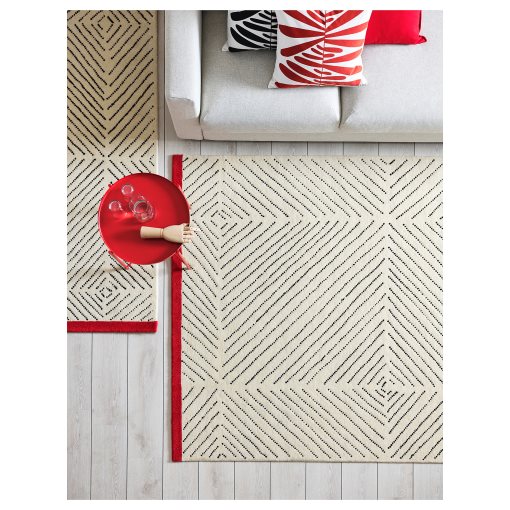 UNDERVISNING, rug low pile/handmade, 170x240 cm, 505.600.65