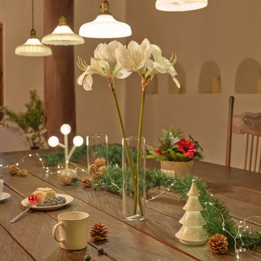 VINTERFINT, τεχνητό λουλούδι/εσωτερικού/εξωτερικού χώρου/Αμαρυλλίς, 60 cm, 505.621.54