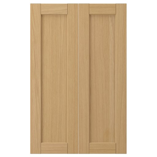 FORSBACKA, 2-piece door for corner base cabinet set, 25x80 cm, 505.652.42