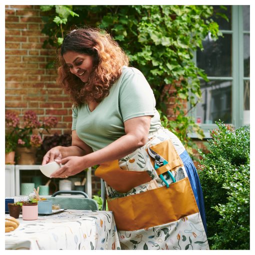 DAKSJUS, ποδιά/καθαριζόμενη, 73x70 cm, 505.670.38