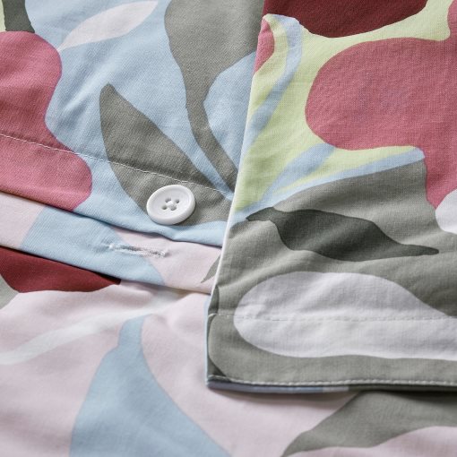 KORSKOVALL, παπλωματοθήκη και 2 μαξιλαροθήκες, 240x220/50x60 cm, 505.753.16