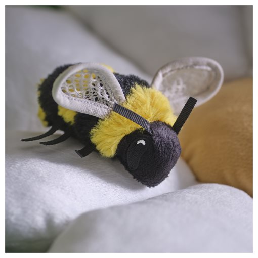 SKOGSDUVA, soft toy/mini-bumblebee, 8 cm, 505.769.24