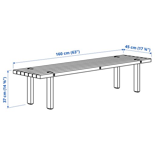STOCKHOLM 2025, τραπέζι μέσης, 160x45 cm, 505.947.63