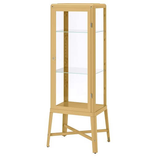 FABRIKÖR, glass-door cabinet, 57x150 cm, 506.014.24