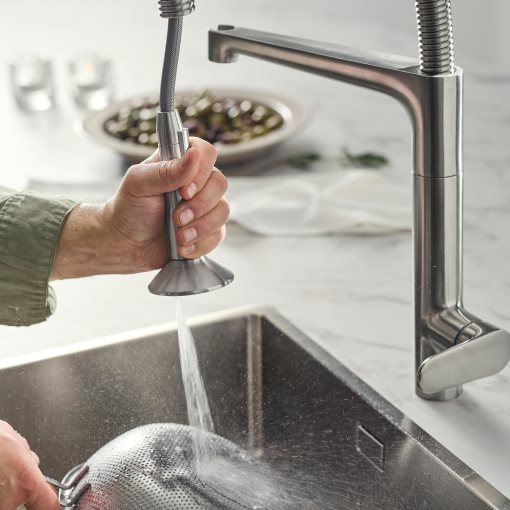 MAJSJÖN, μπαταρία κουζίνας με επεκτεινόμενο ντους, 506.019.14