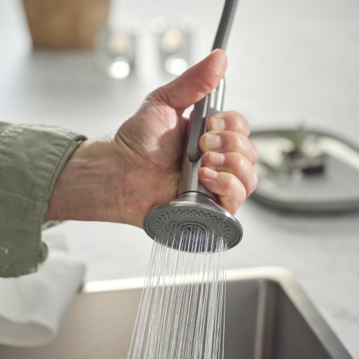 MAJSJÖN, μπαταρία κουζίνας με επεκτεινόμενο ντους, 506.019.14