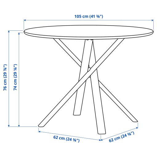 NORRMJÖLE, table, 105 cm, 506.205.64