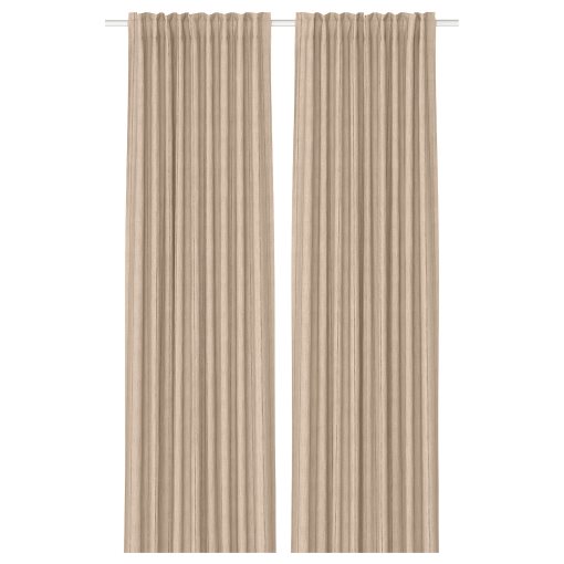 MAISTANGG, curtains with heading tape 1 pair, 145x280 cm, 506.410.95