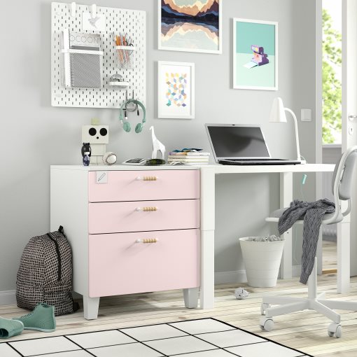 SMASTAD/PLATSA, συρταριέρα με 3 συρτάρια, 60x57x63 cm, 593.875.61