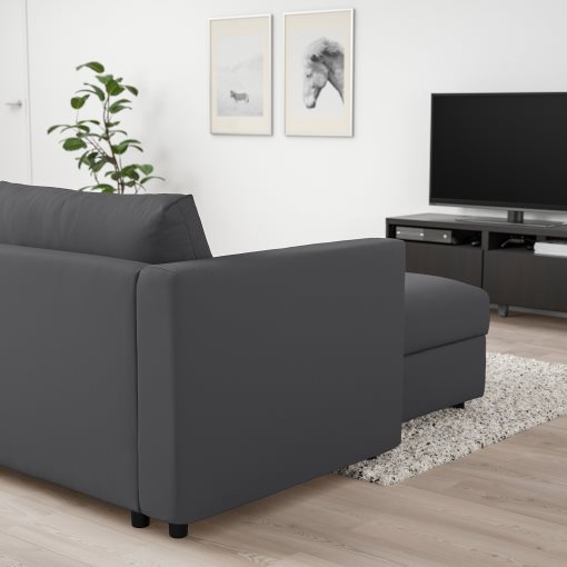 VIMLE, 3-seat sofa with chaise longue, 593.991.30
