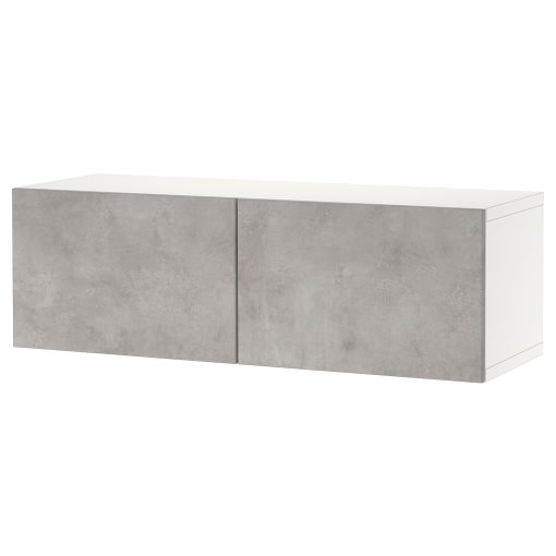 BESTÅ, wall-mounted cabinet combination, 120x42x38 cm, 594.398.57