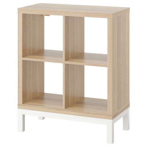 KALLAX, shelving unit with underframe, 77x94 cm, 594.426.28