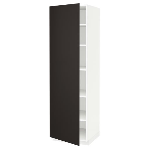 METOD, high cabinet with shelves, 60x60x200 cm, 594.527.21