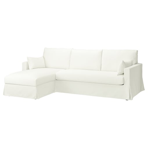 HYLTARP, 3-seat sofa with chaise longue, left, 594.896.92