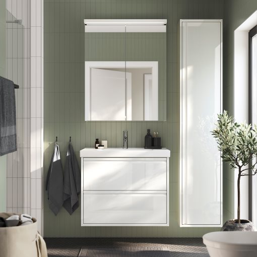 ANGSJON/ORRSJON, wash-stand with drawers/wash-basin/tap, 82x49x69 cm, 595.212.63