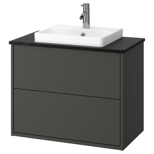 HAVBACK/ORRSJON, wash-stand with drawers/wash-basin/tap, 82x49x71 cm, 595.213.76