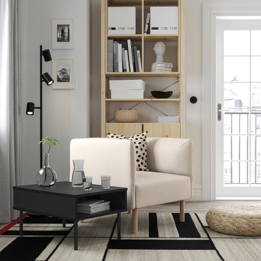 LILLEHEM, πολυθρόνα με βοηθητικό τραπέζι, 595.697.40