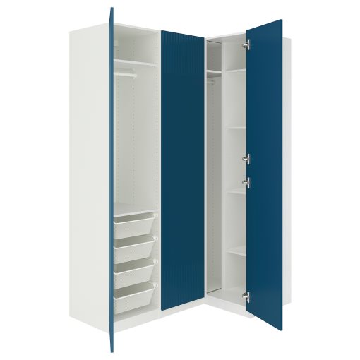 PAX/FYRUDDEN, corner wardrobe, 161/111x236 cm, 595.817.56