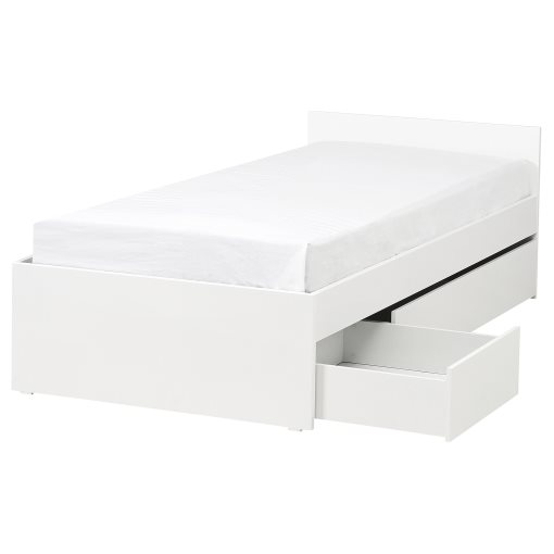 VIHALS, bed frame with 2 storage boxes, 90x200 cm, 595.819.83