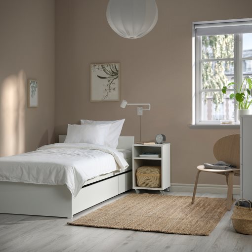 VIHALS, bed frame with 2 storage boxes, 90x200 cm, 595.819.83