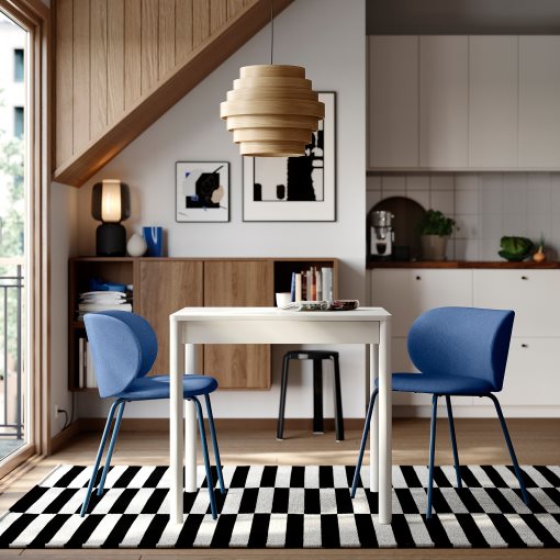 TONSTAD/KRYLBO, τραπέζι και 2 καρέκλες, 80/120x70 cm, 595.966.06